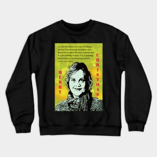 Atheist Christmas with Annie Laurie Gaylor Crewneck Sweatshirt